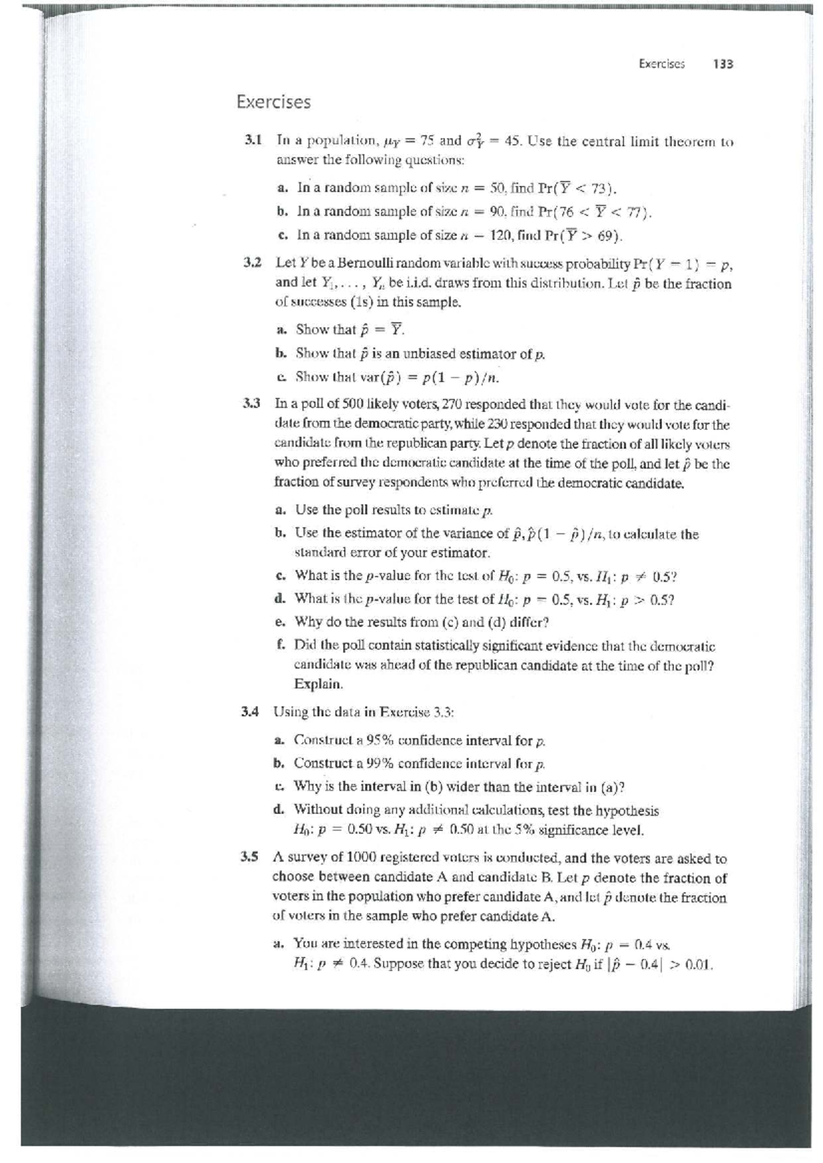 Chap3 Qs - Practice Questions on Statistics and Probability - Studocu