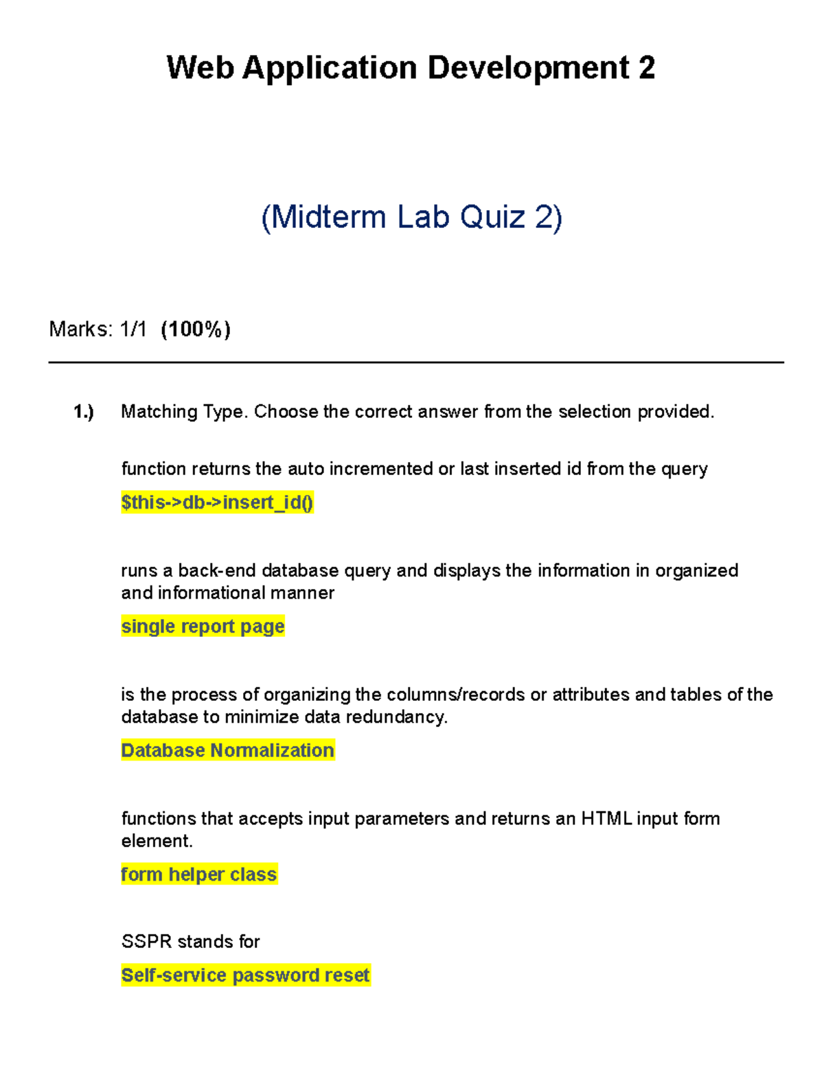 Web Application Development 2 Midterm LAB QUIZ 2 - Web Application ...