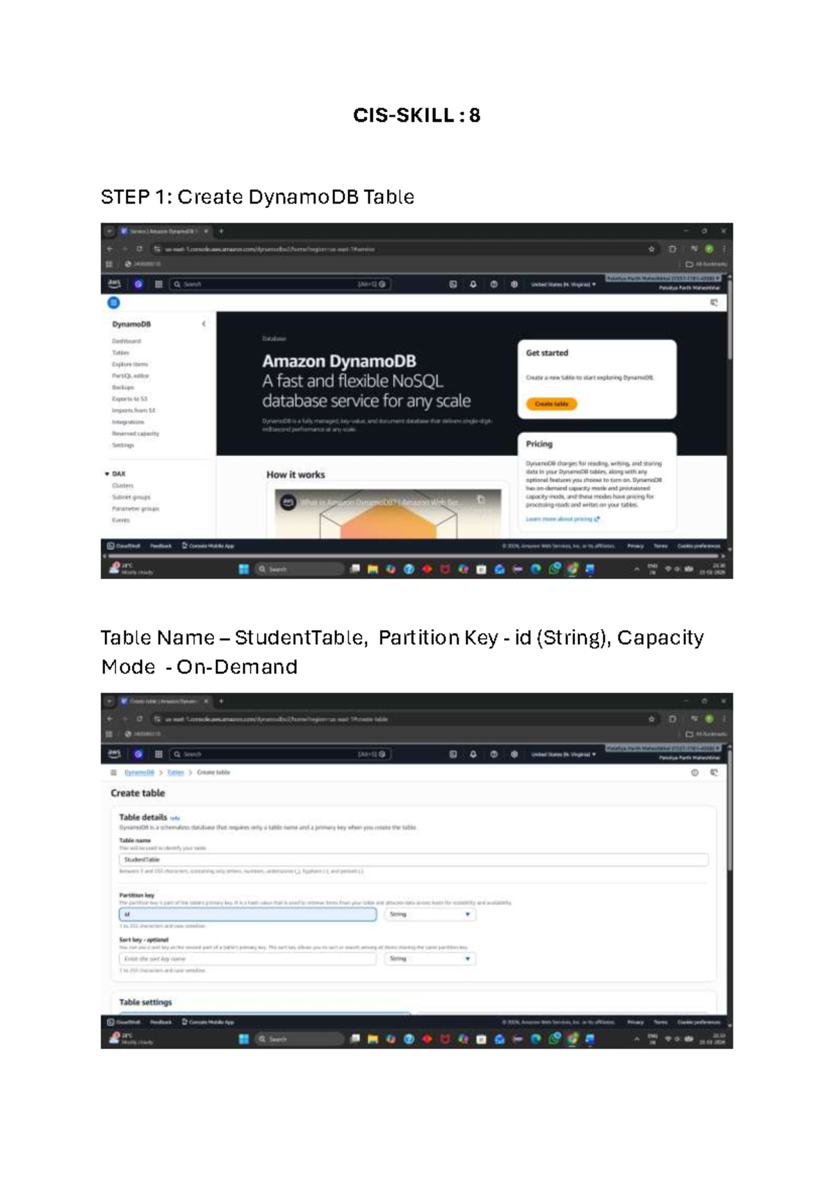 S8 Final Project: Creating a REST API with DynamoDB Integration - Studocu