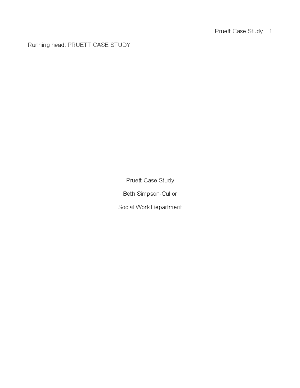 Pruett Case Study Analysis: Family Systems & Intervention Insights ...