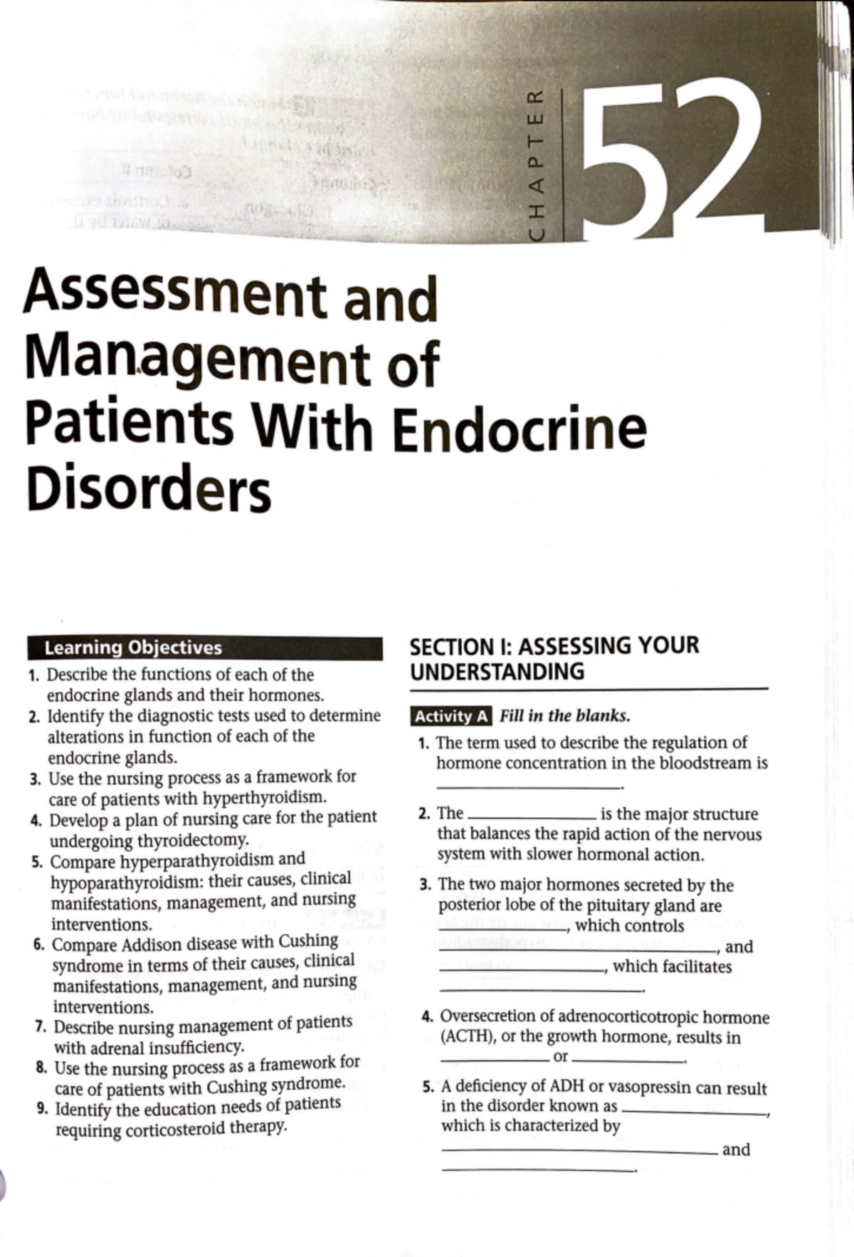 ENDO CHP 52 - Comprehensive Study Guide for Endocrine Disorders - Studocu