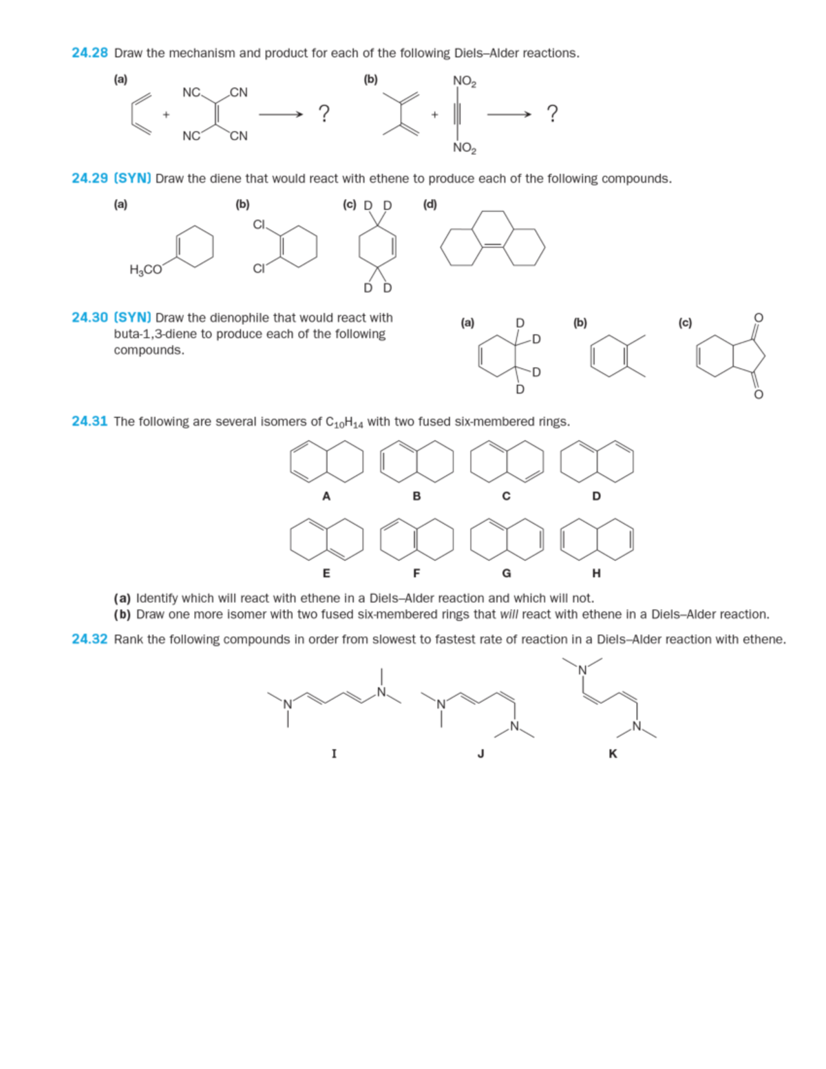 Chapter 16 practice problemshw - 24 Draw the mechanism and product for ...