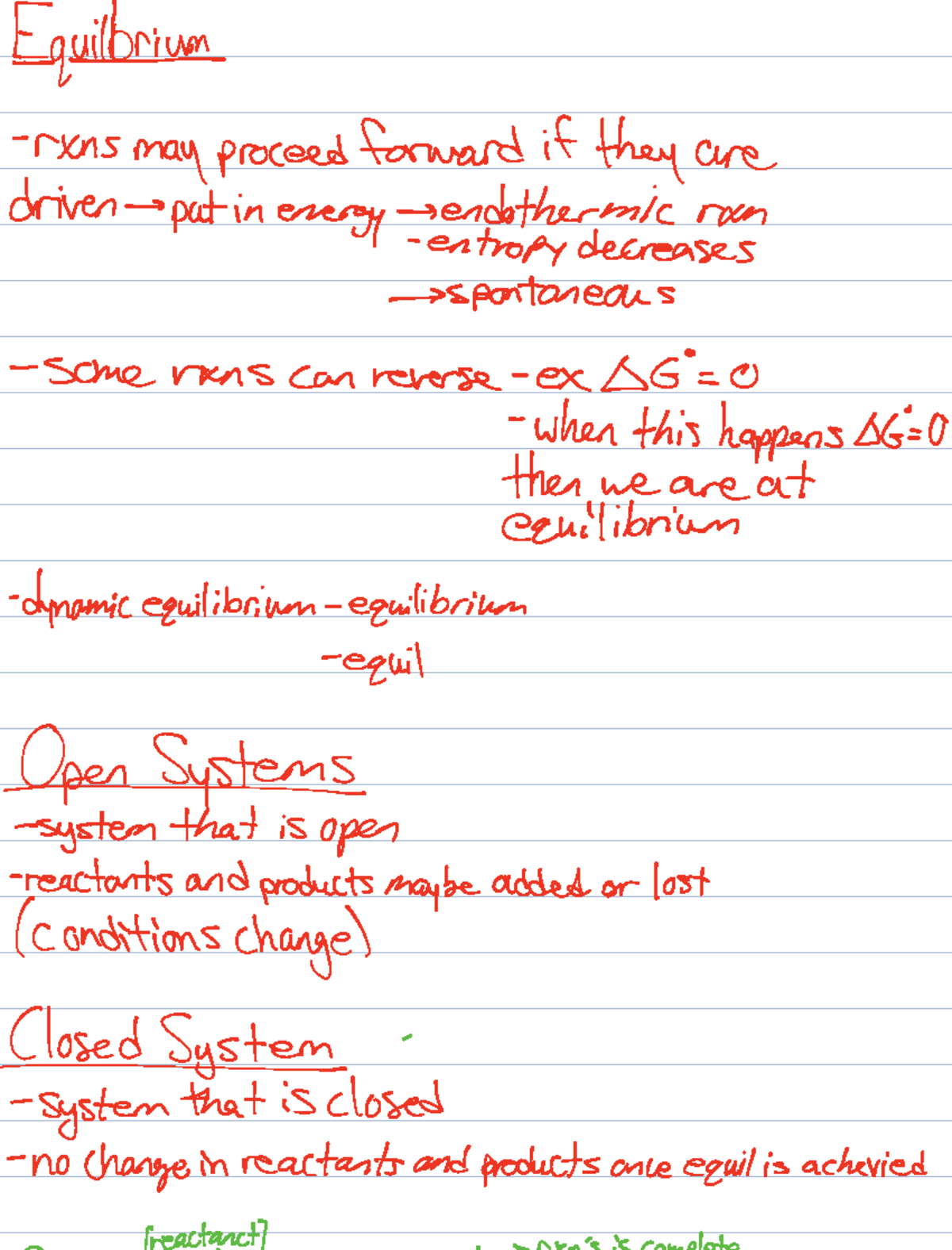 Equilibrium Concepts and Calculations - Chem 101 Notes - Studocu