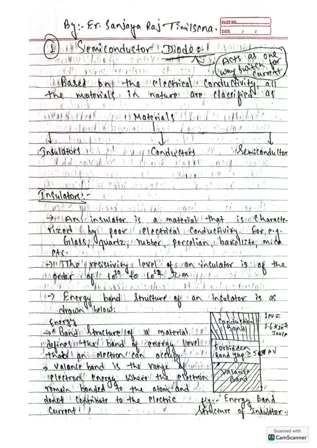 EDC 101: Semiconductor Diodes and Their Electrical Properties - Studocu
