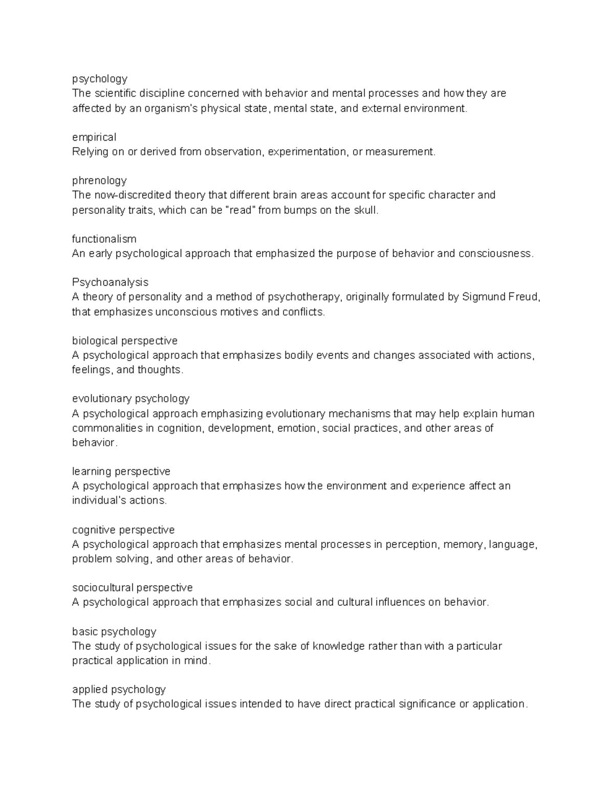 PSY 101: Psychology Basics - Key Concepts & Perspectives Explained ...