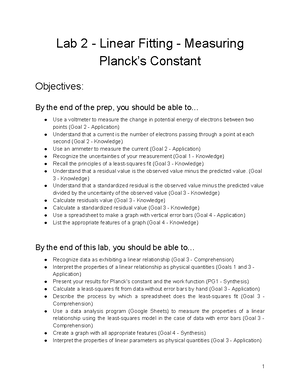 Copy of Lab 4 - Geometric Optics - Human Eye - Lab 4 - Geometric Optics ...