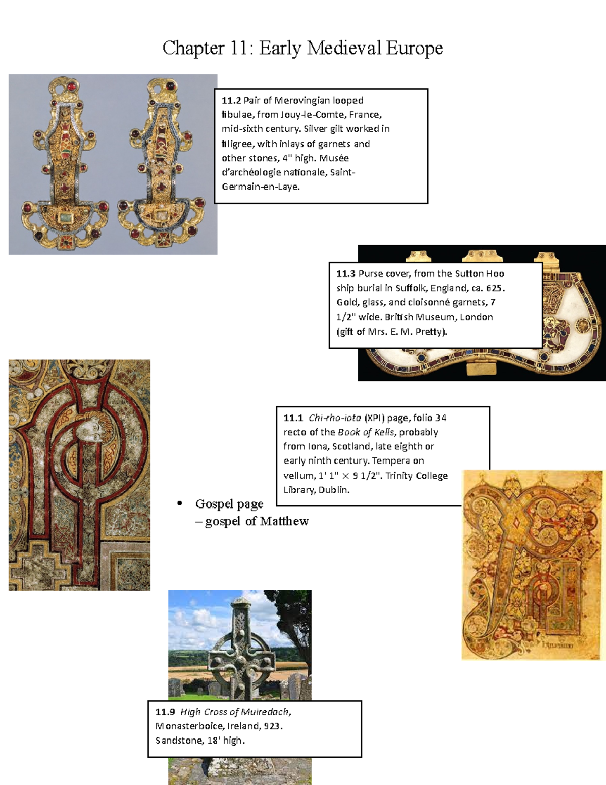 Chapter 11 notes - Early Medieval Europe - Chapter 11: Early Medieval ...