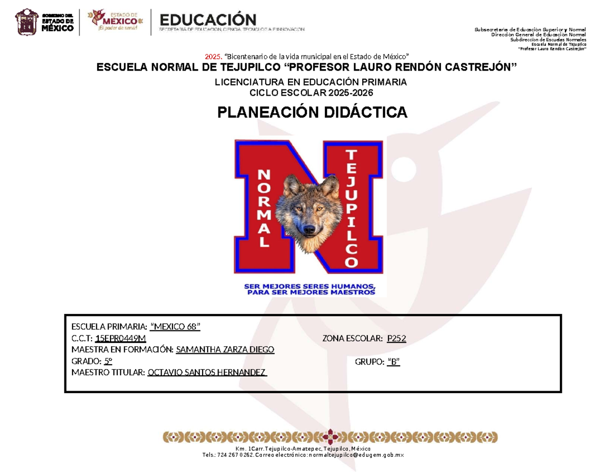 Planeación Didáctica: Circuito de Juegos - ESCUELA NORMAL DE TEJUPILCO ...