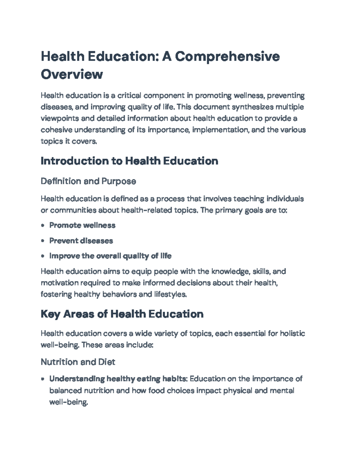 Health Education Overview: Importance, Implementation & Key Topics ...