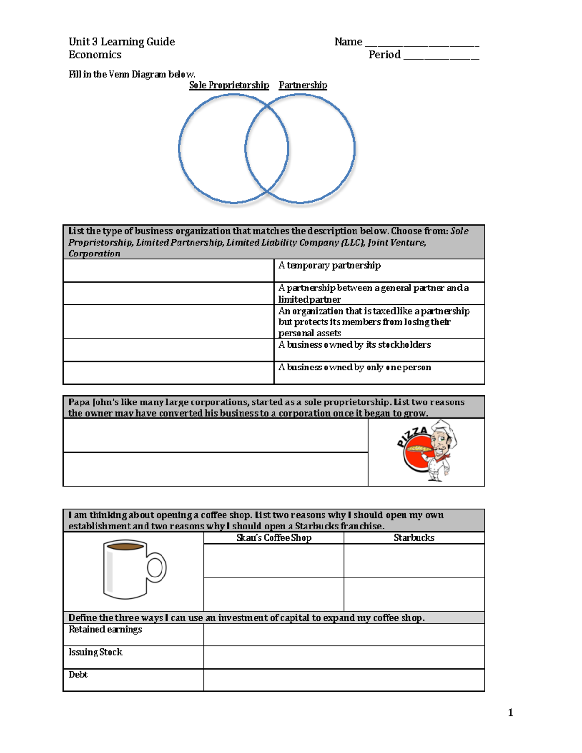 Unit3learningguide - notes - Unit 3 Learning Guide Name ...