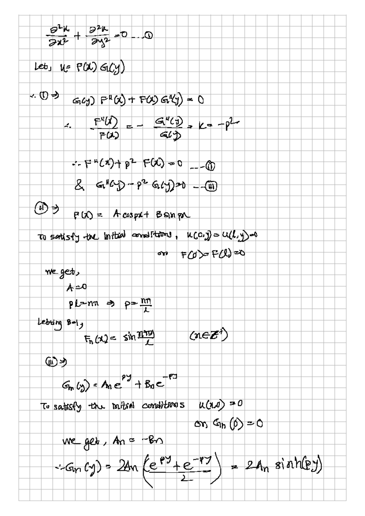 2D Heat Problem Solutions and Equations - Pg 21 Analysis - Studocu