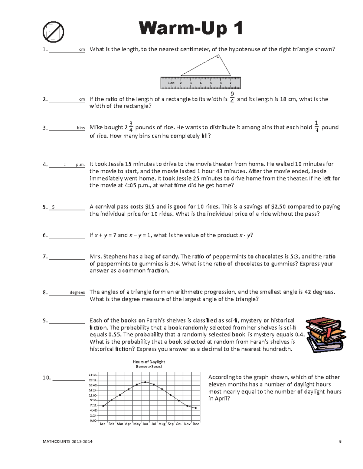 MATHCOUNTS 2013-2014 Handbook: Comprehensive Study Guide - Studocu
