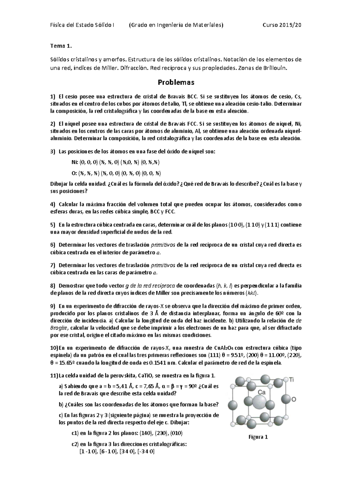 Problemas - Tema 1 (2019-20) - Warning: TT: undefined function: 32 ...