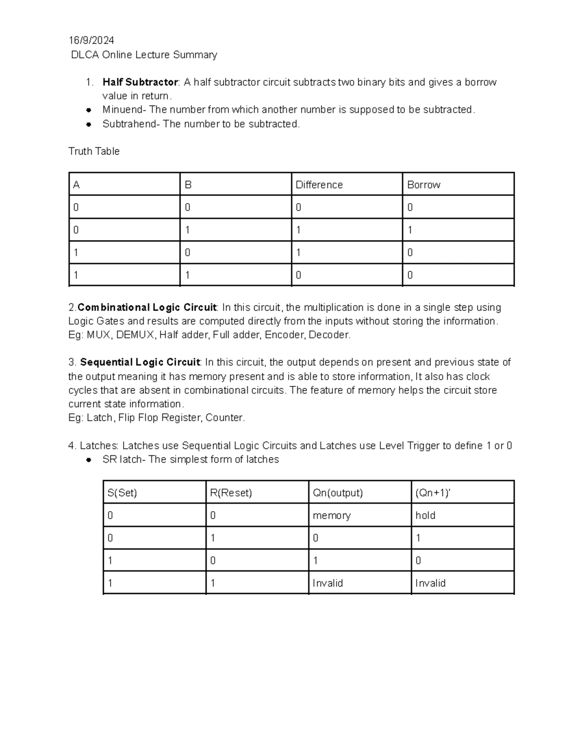 DLCOA Module 1 Comprehensive Study Notes - Studocu