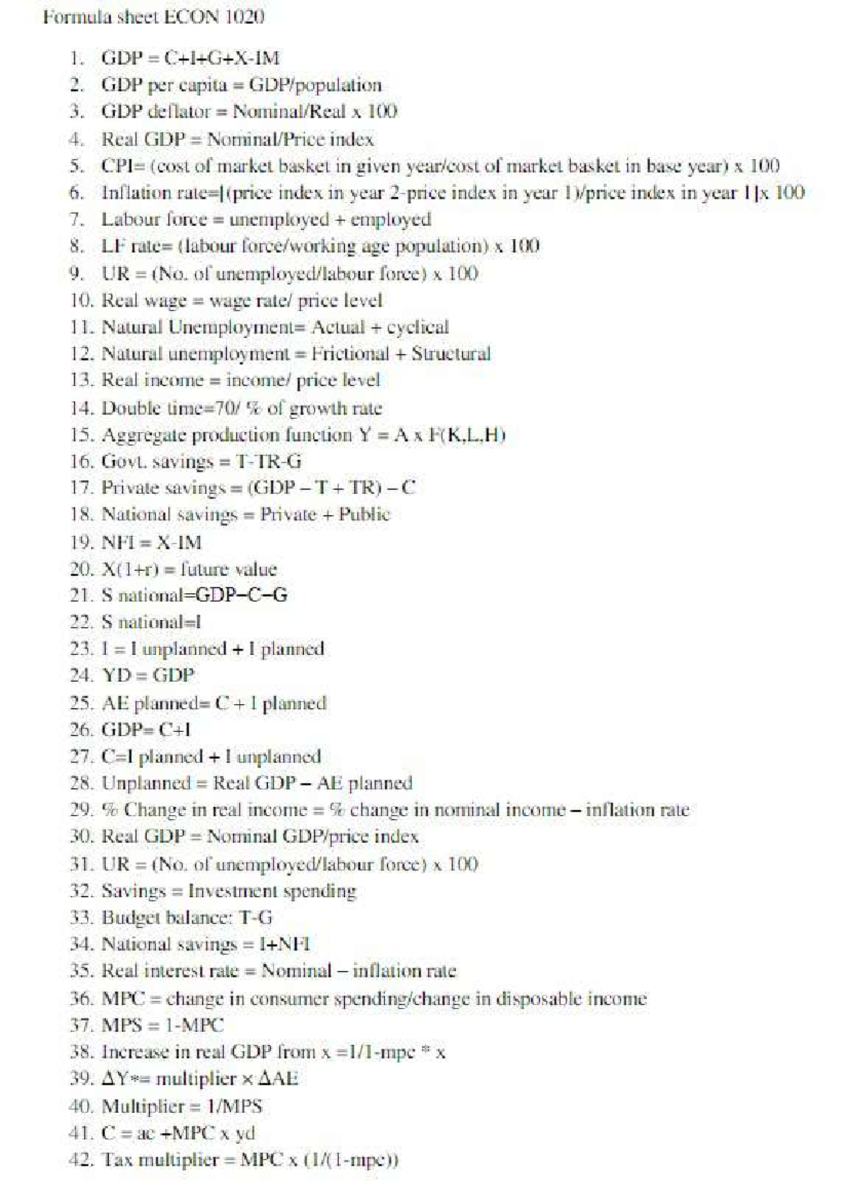 1234 - Class Notes - Management Accounting - Studocu