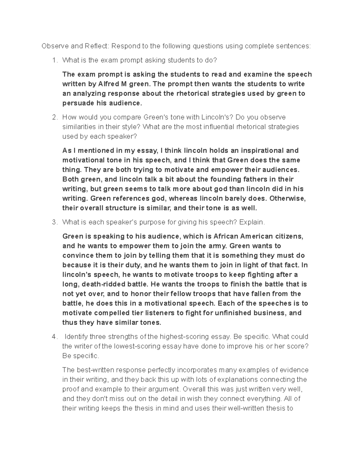 04.05 Speech Analysis: Evaluating Rhetorical Strategies in Essays - Studocu