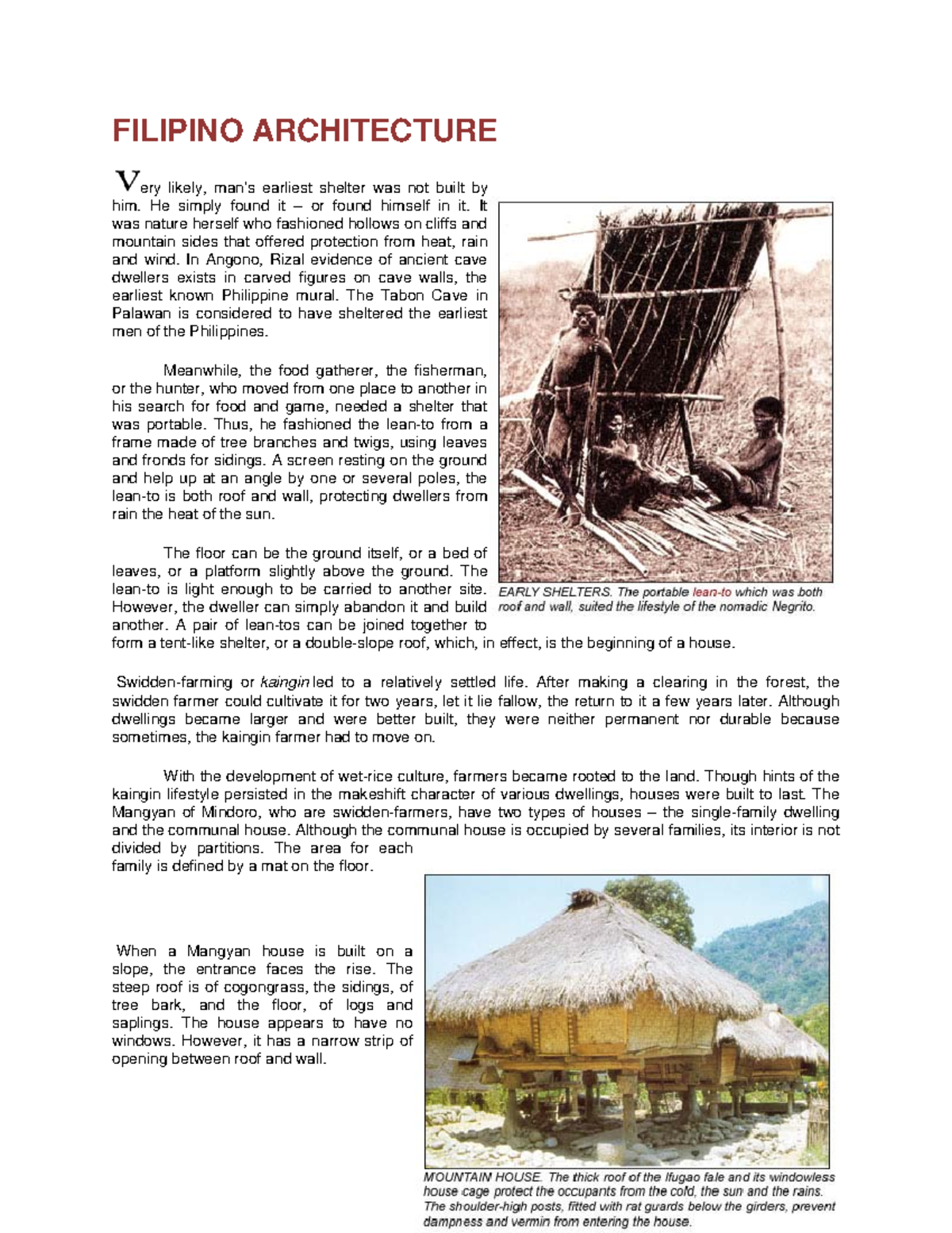 Filipino Architecture: Insights into Traditional Structures and Designs ...