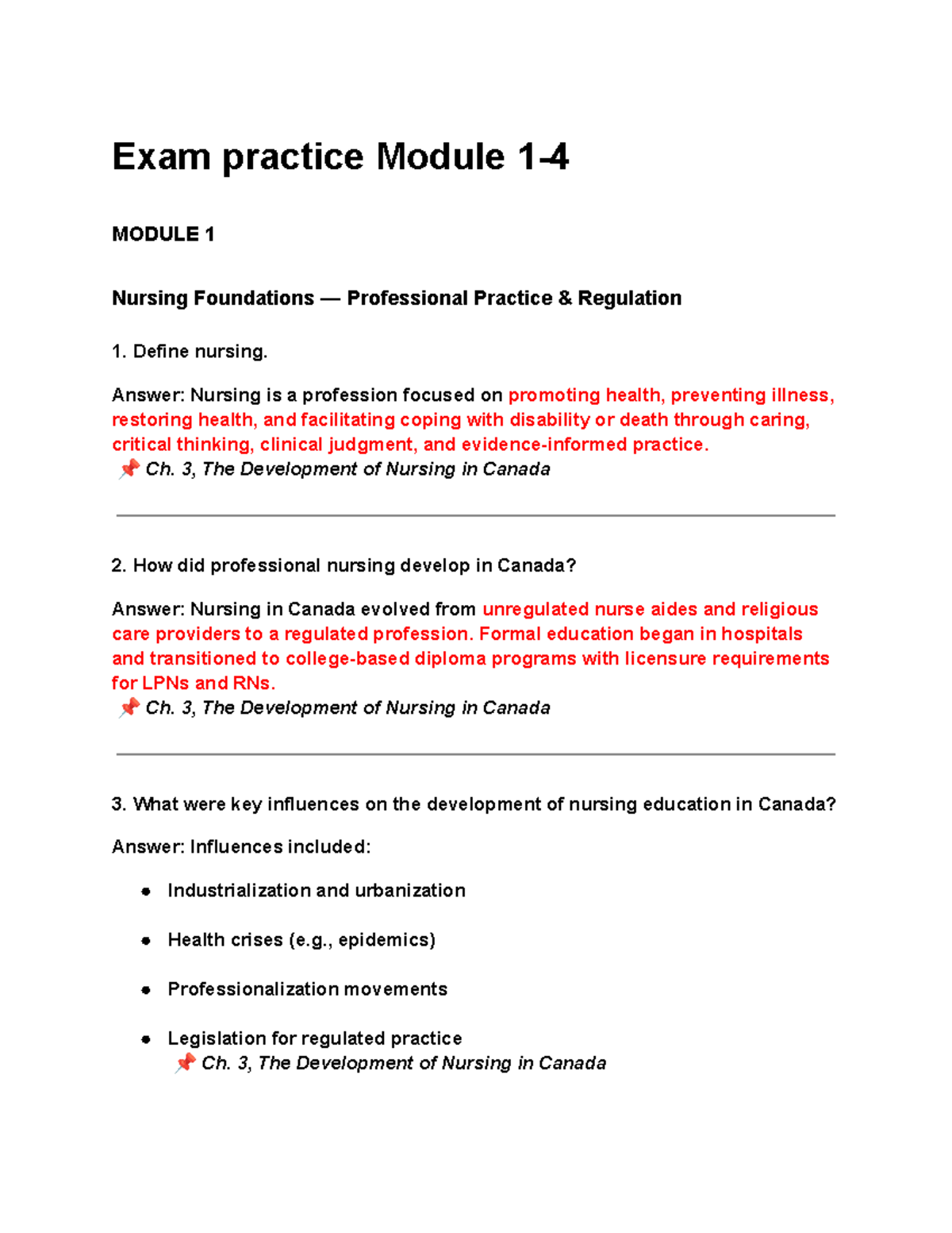 Exam 1 Study Guide - Nursing Foundations & Professional Practice - Studocu