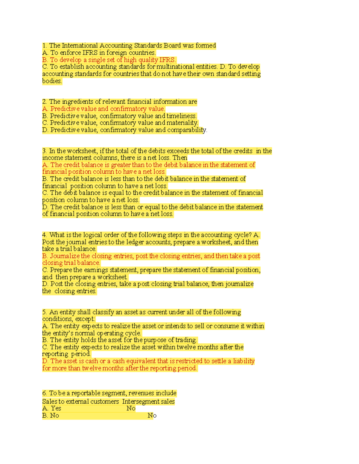International Accounting Standards Overview: FAR Rev Notes - Studocu