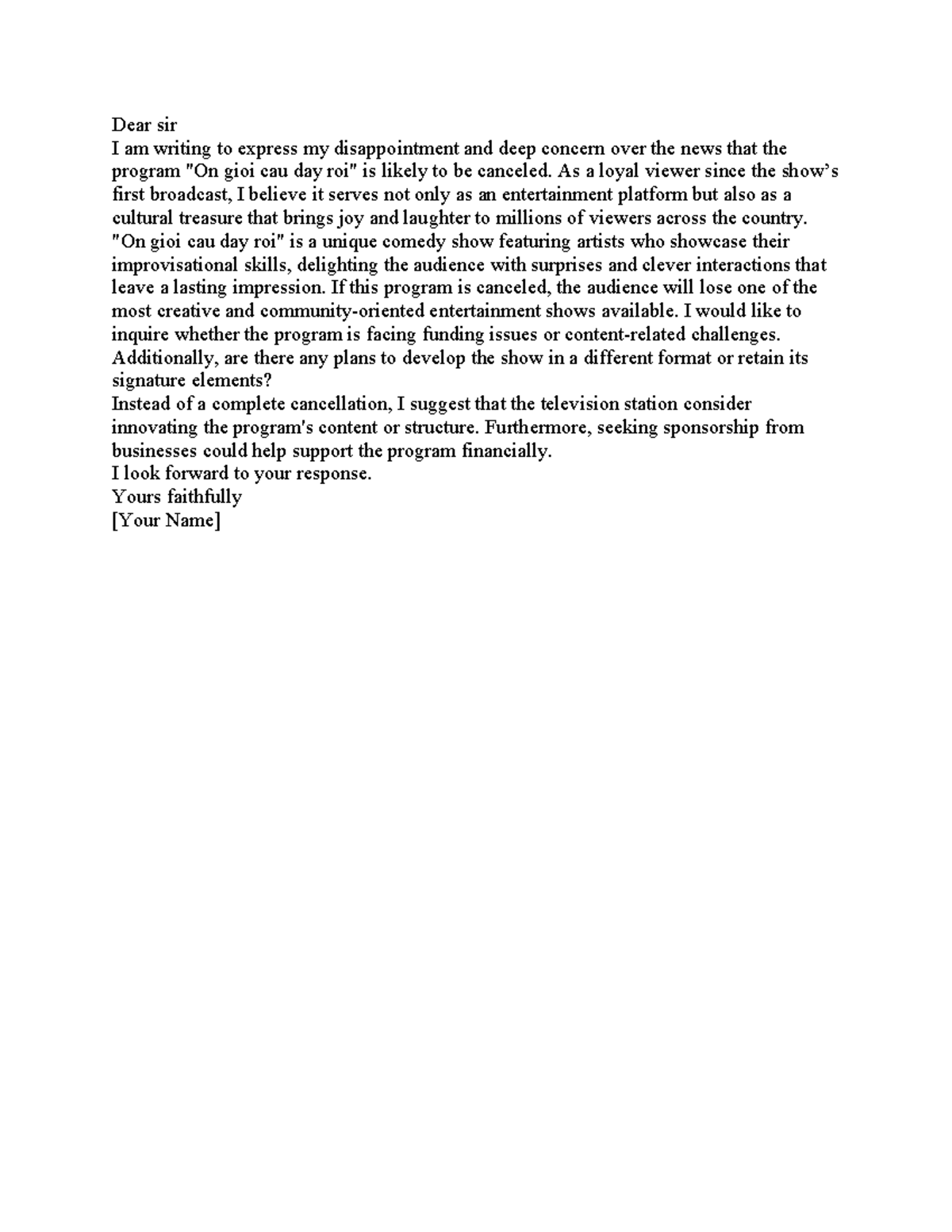 5e - dscsdCds - Dear sir I am writing to express my disappointment and ...