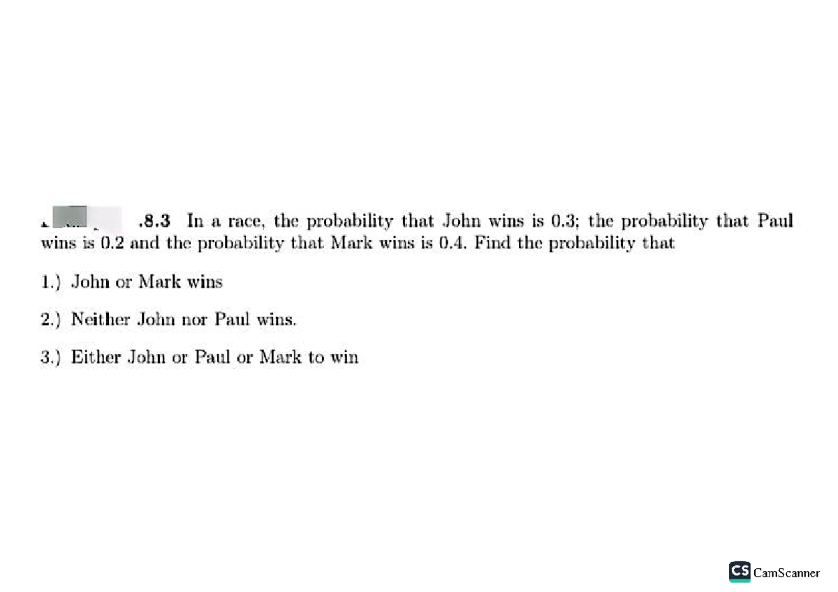 Math Discussion Questions Set 4: Probability Analysis and Solutions ...
