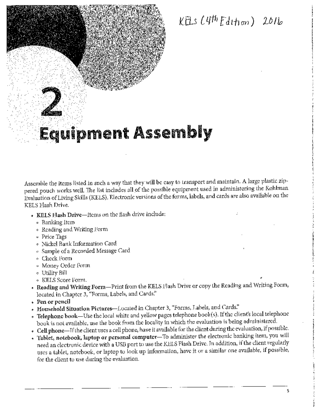 KELS (4th Ed.) Equipment Assembly Guide - AT-KELS - Studocu