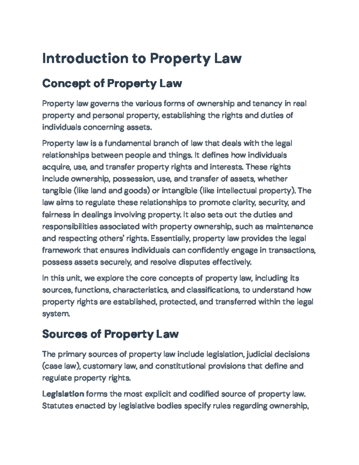Comprehensive Overview of Limited Real Rights & Security Rights - Studocu