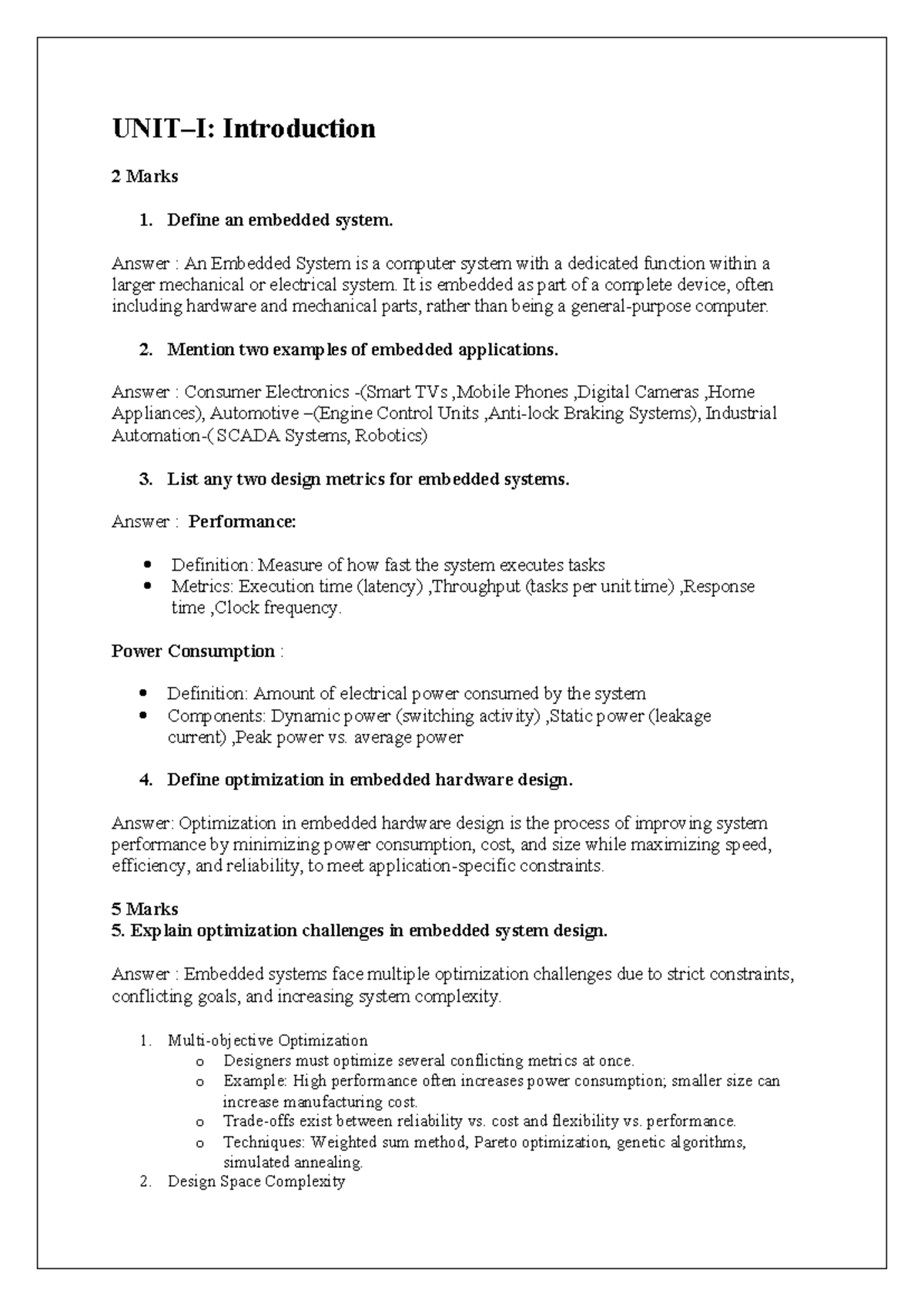 Embedded Systems Design: Challenges, Metrics, and Communication ...