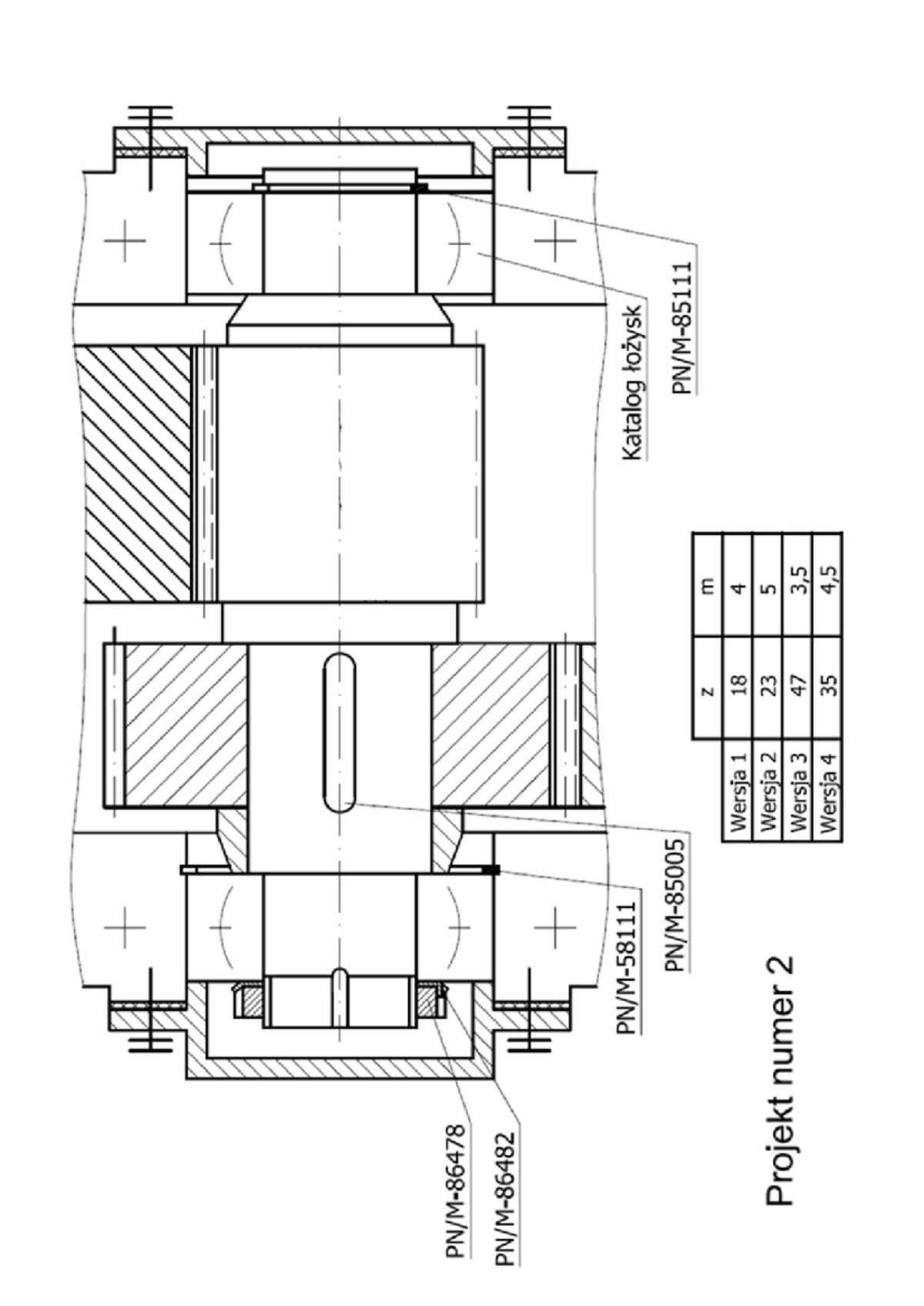 Projekt Rys tech 2 - Rysunek techniczny MiBM - Katalog łożysk Z m ...