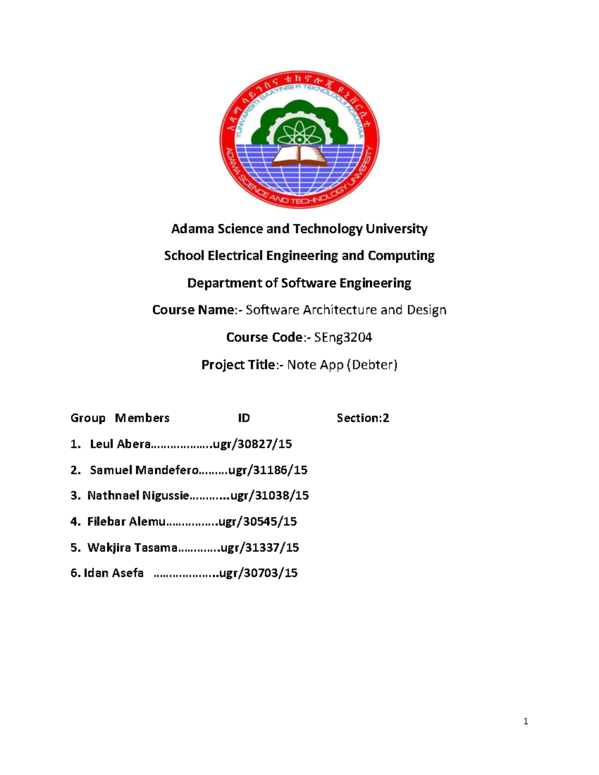 SDA- Chapter 5 - Software Modeling Part II: Object & Class Structuring ...