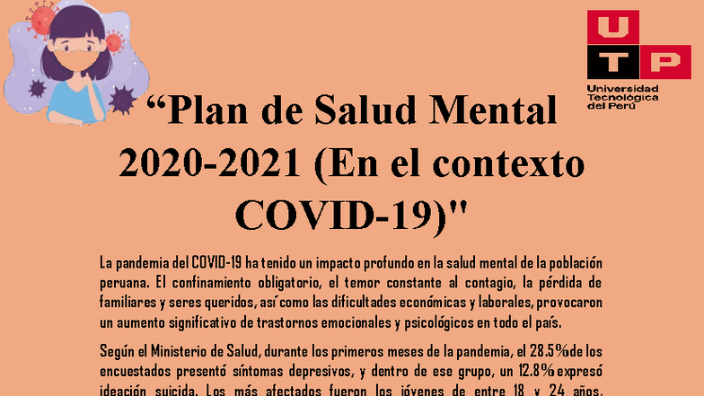 S11. Impacto de la Pandemia en la Salud Mental en Perú 2020-2021 - Studocu