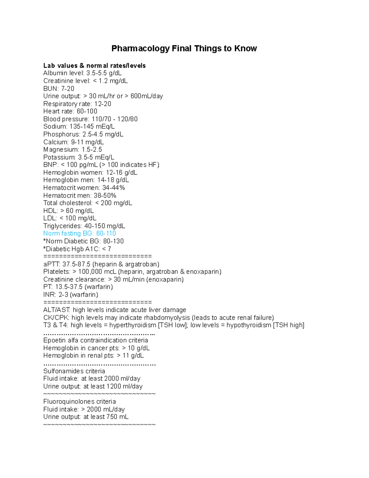 Pharm 101 Final Exam Study Guide: Key Pharmacology Concepts - Studocu