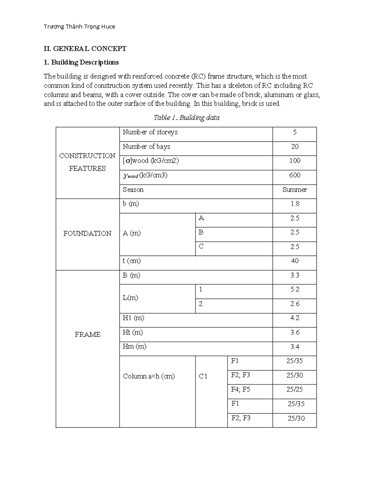 KTTC 1 - Building Design and Construction Methods Analysis - Studocu