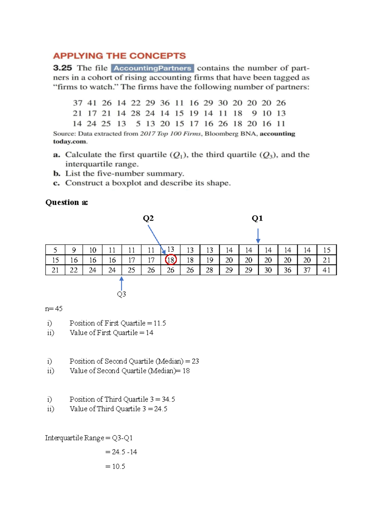 ATW 157 - Tutorial 003: Quartiles and Interquartile Range Analysis ...