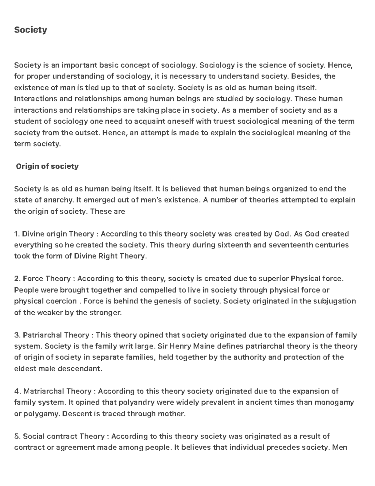 Sociology 101: Understanding the Concept of Society and Its Origins ...