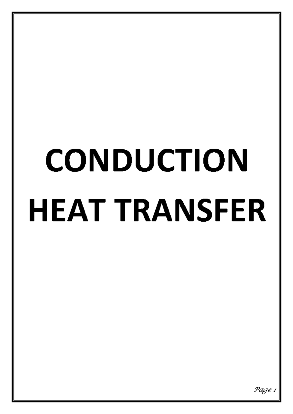 Heat Transfer Mechanisms: Conduction Overview and Key Points - Studocu