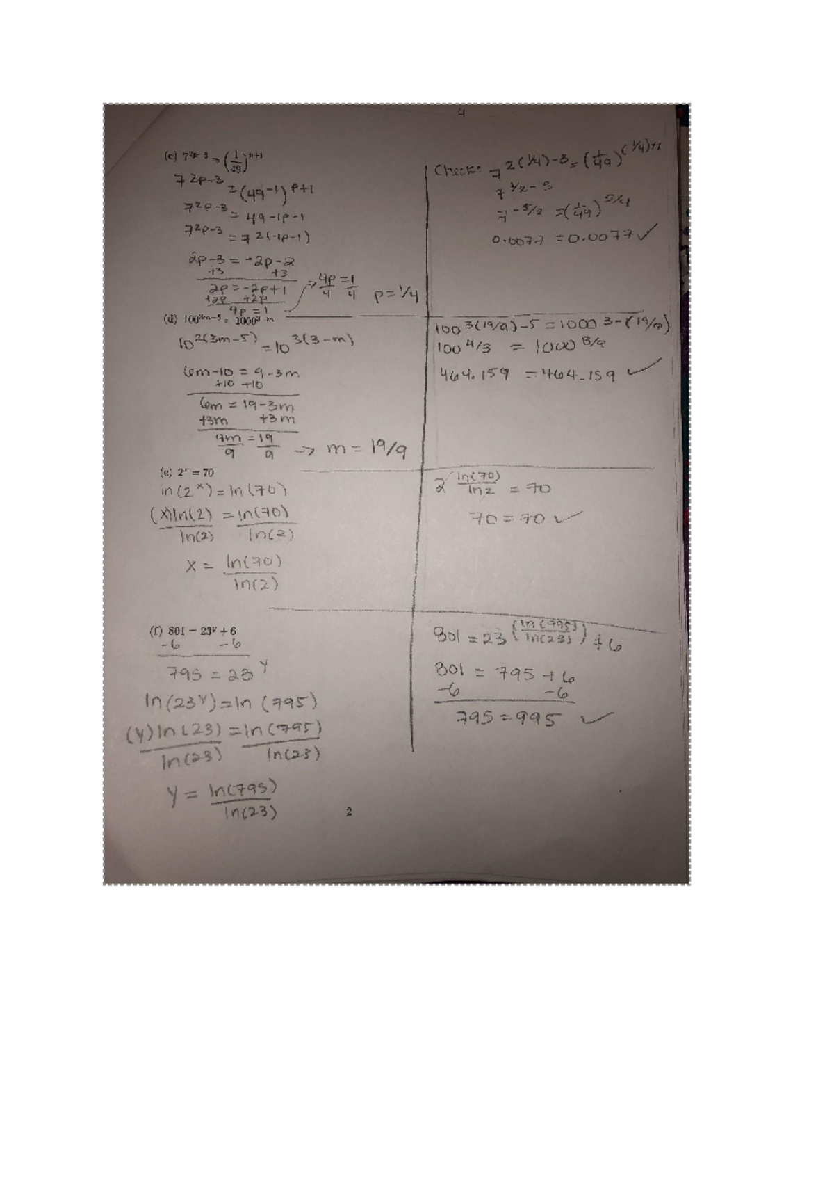 MATH 1113 3.5 Part 1 Assignment Solutions and Explanations - Studocu