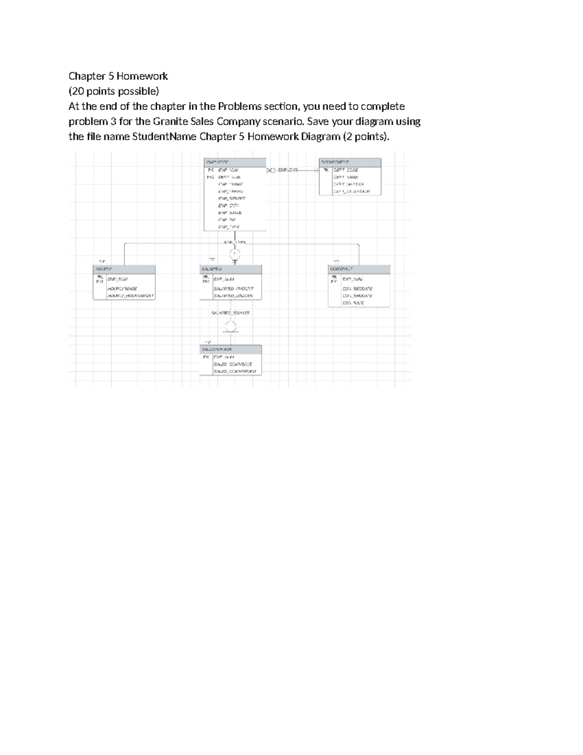 Chapter 7 Homework.txt - Copy - At the end of the chapter in the ...