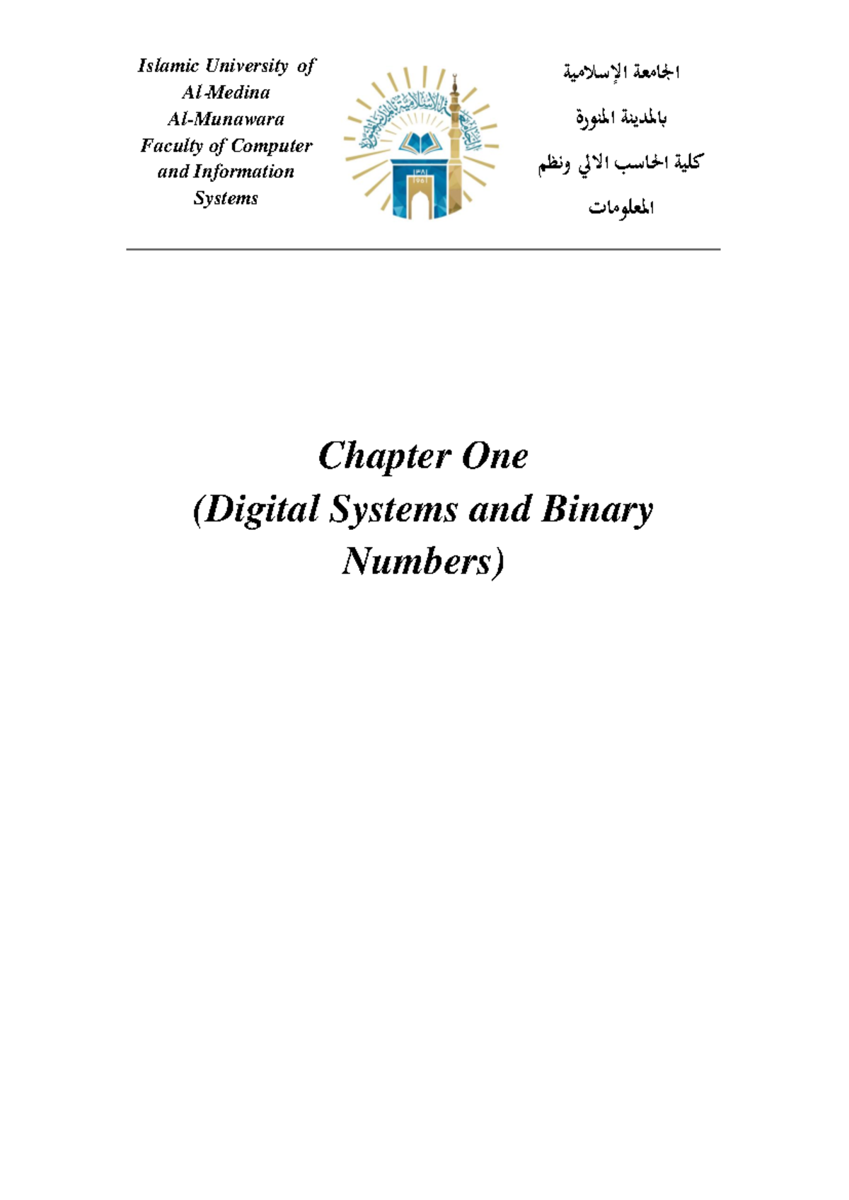 Chapter 1 Questions - Digital Systems and Binary - zzzzz - Studocu