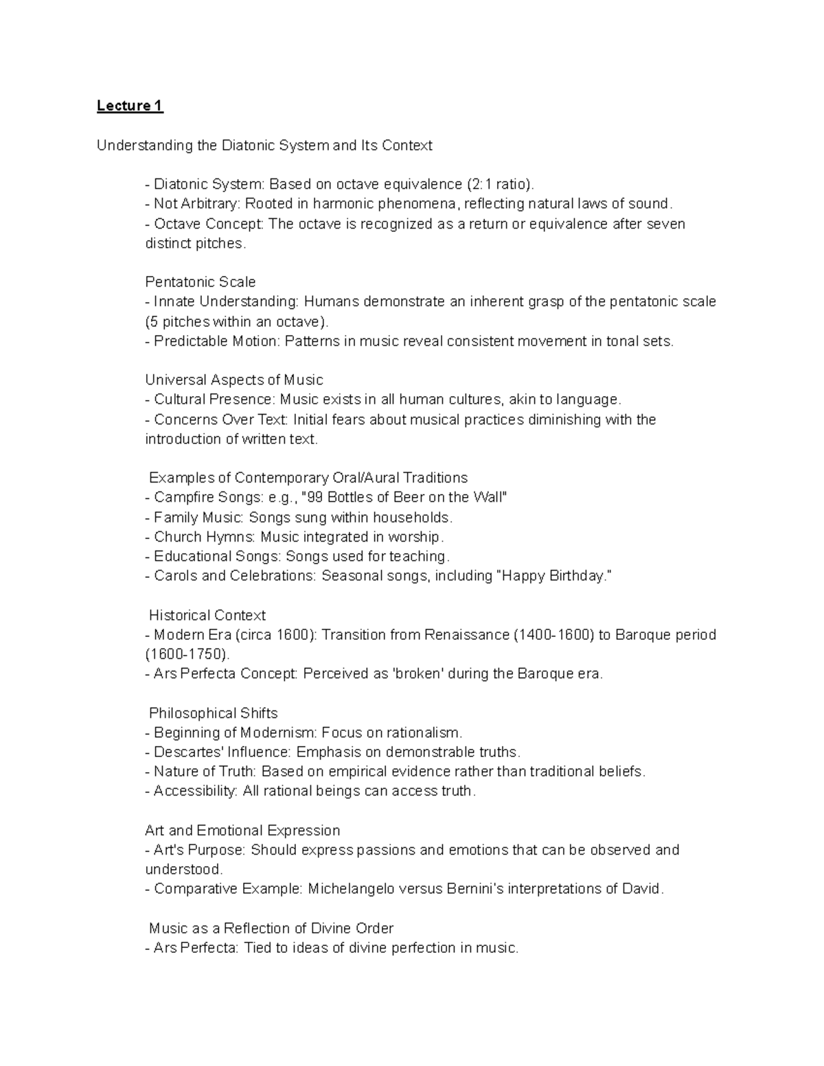 GNED 1201 Lecture Notes: Understanding Diatonic Systems & Cultural ...