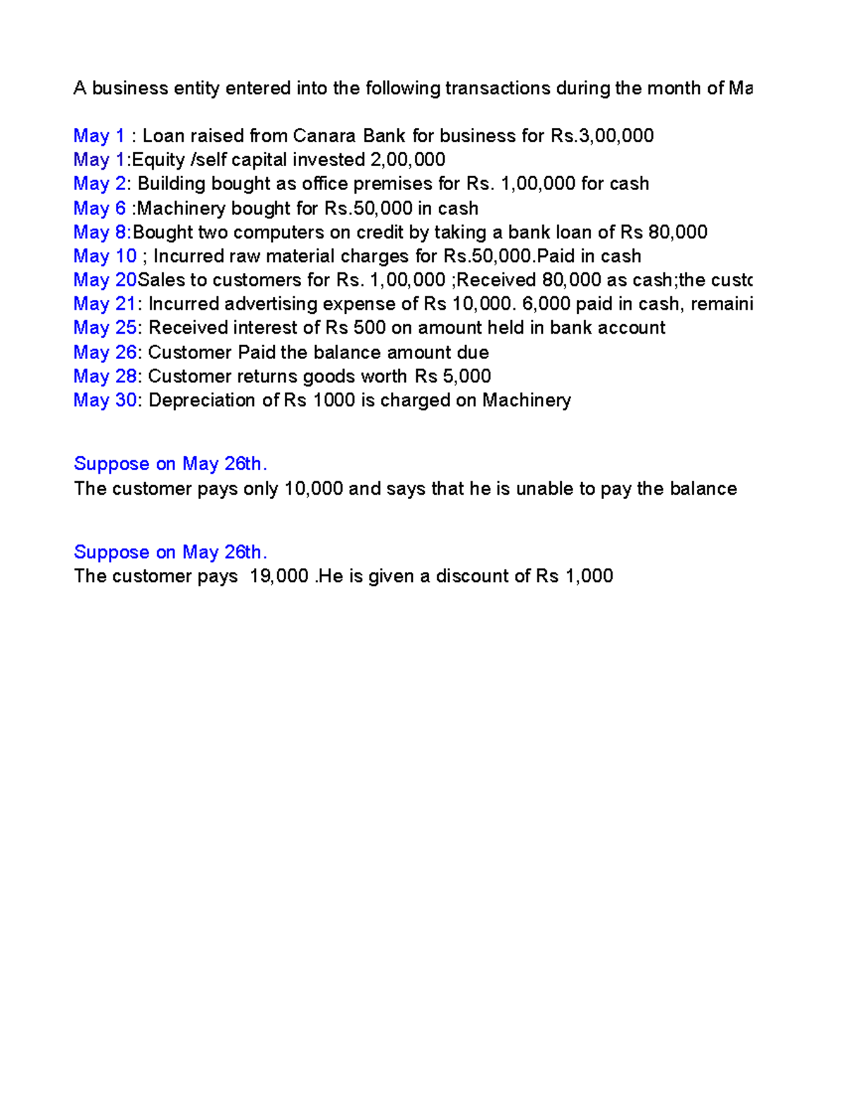 Accounting Transactions Overview - Class 3 - Studocu