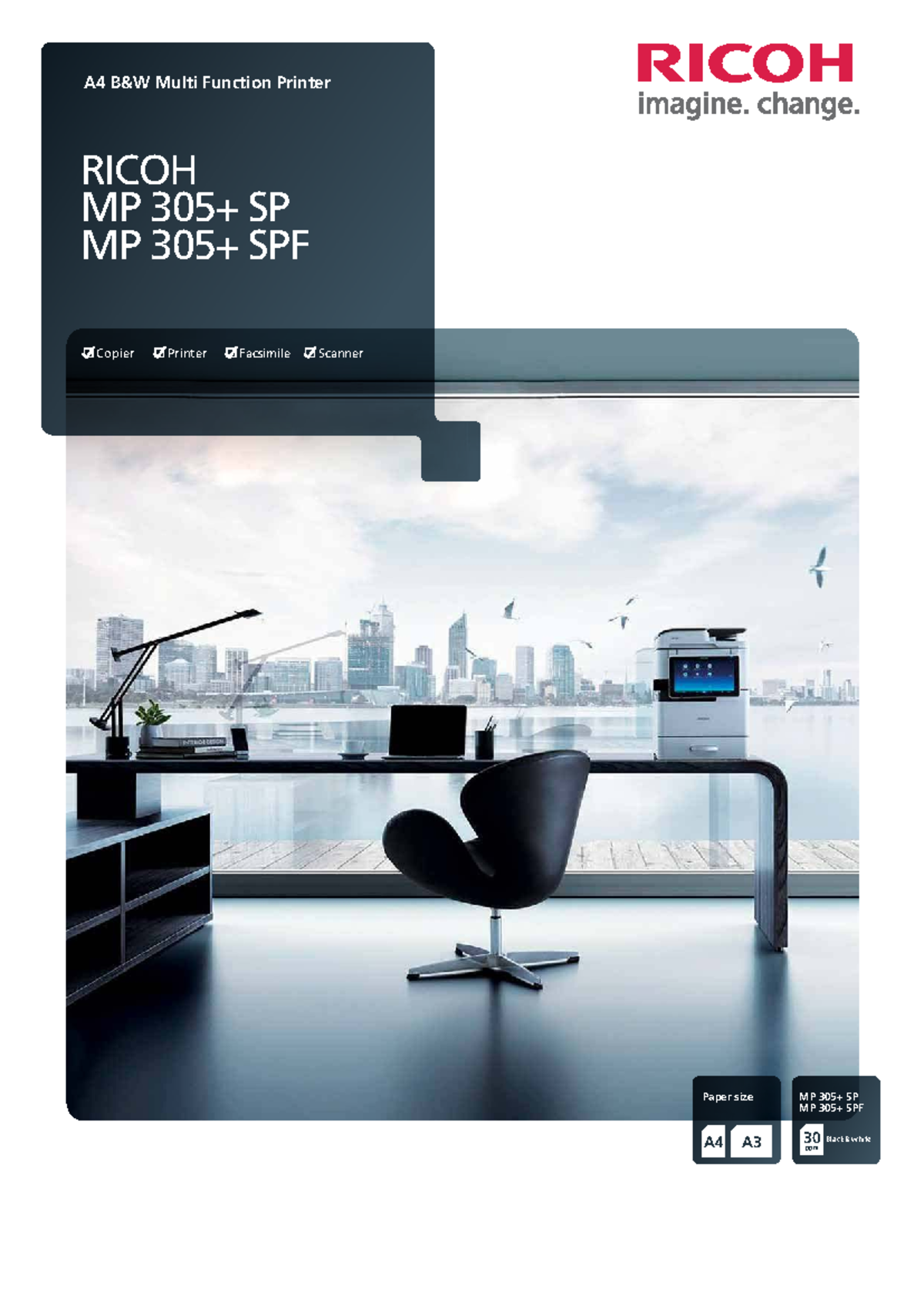 Ricoh MP305SP & MP305SPF A4 MFP: Specs & Features Overview - Studocu