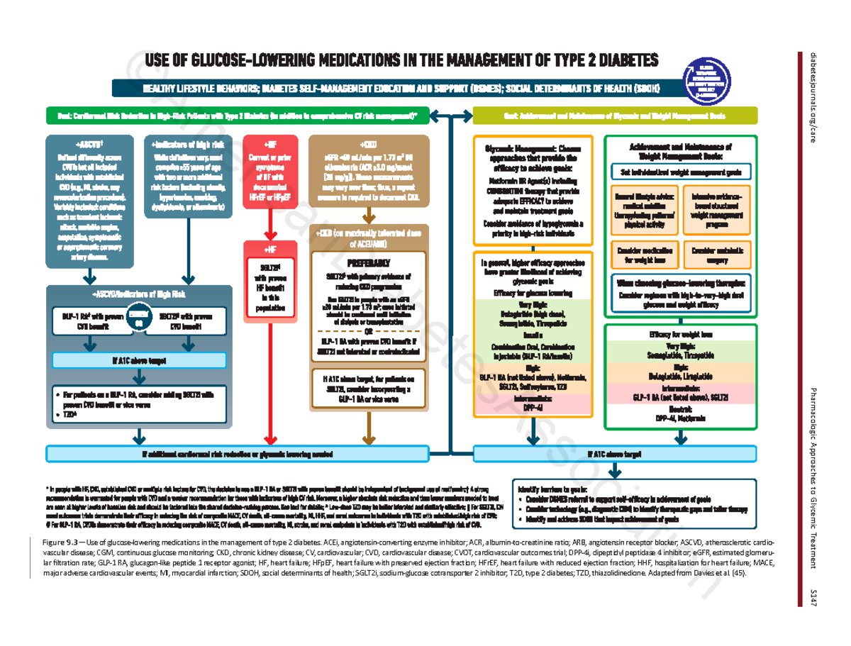 ADA 2023 - Pharmacologic Approaches in T2D Management - Studocu