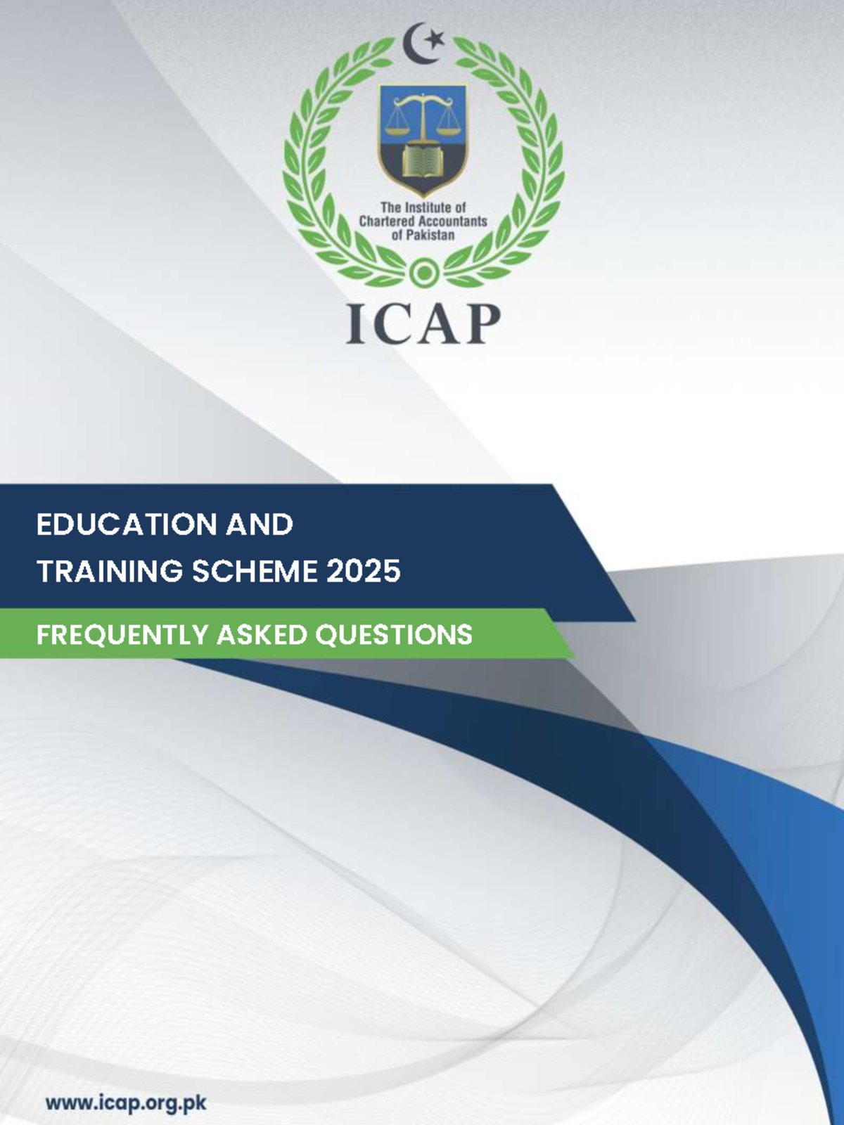 FAQs on Education and Training Scheme 2025 - ICAP Guide - Studocu