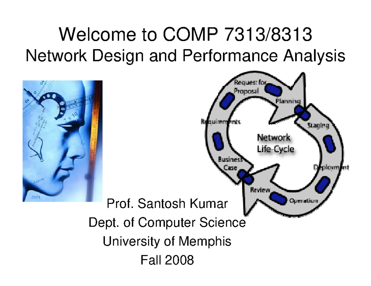 COMP 7313: Network Design & Performance Analysis - Lecture Notes - Studocu