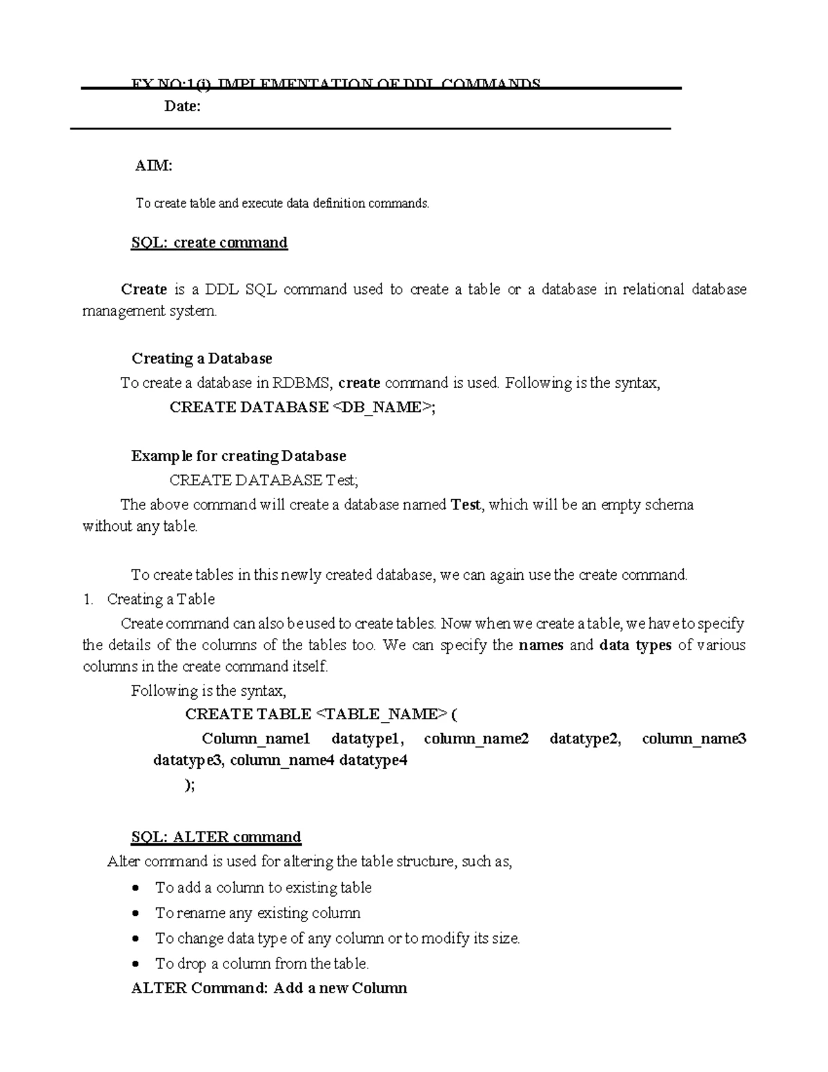 Oops manul - anna university lab manual - MAGNA COLLEGE OF ENGINEERING ...