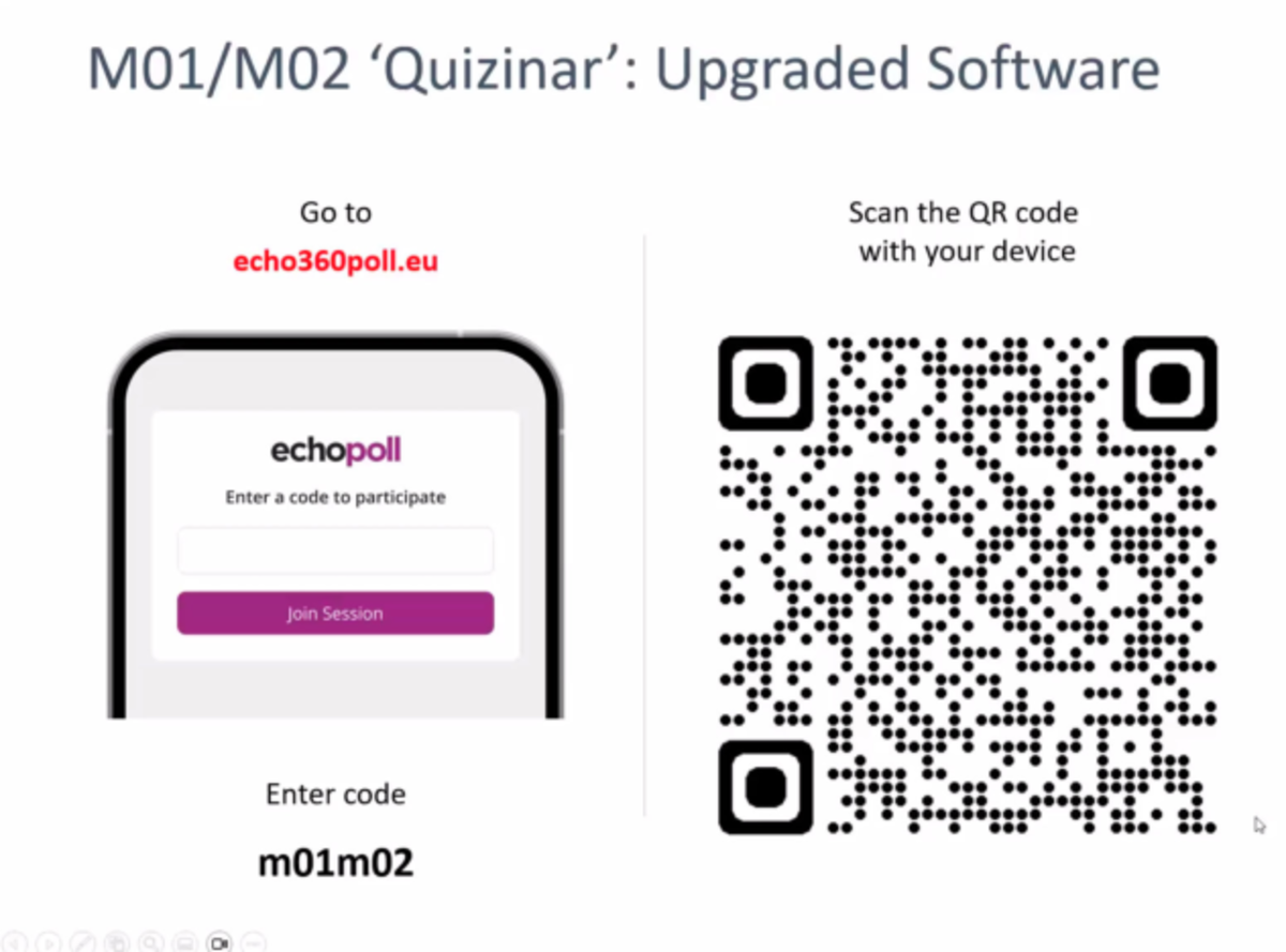 Week 16 - Mcq - Upgraded Software Go to Scan the QR code echo360poll ...