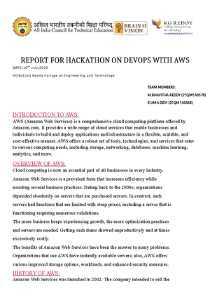 Devops lab manual - INDEX Exercise 1: Reference course name Software ...