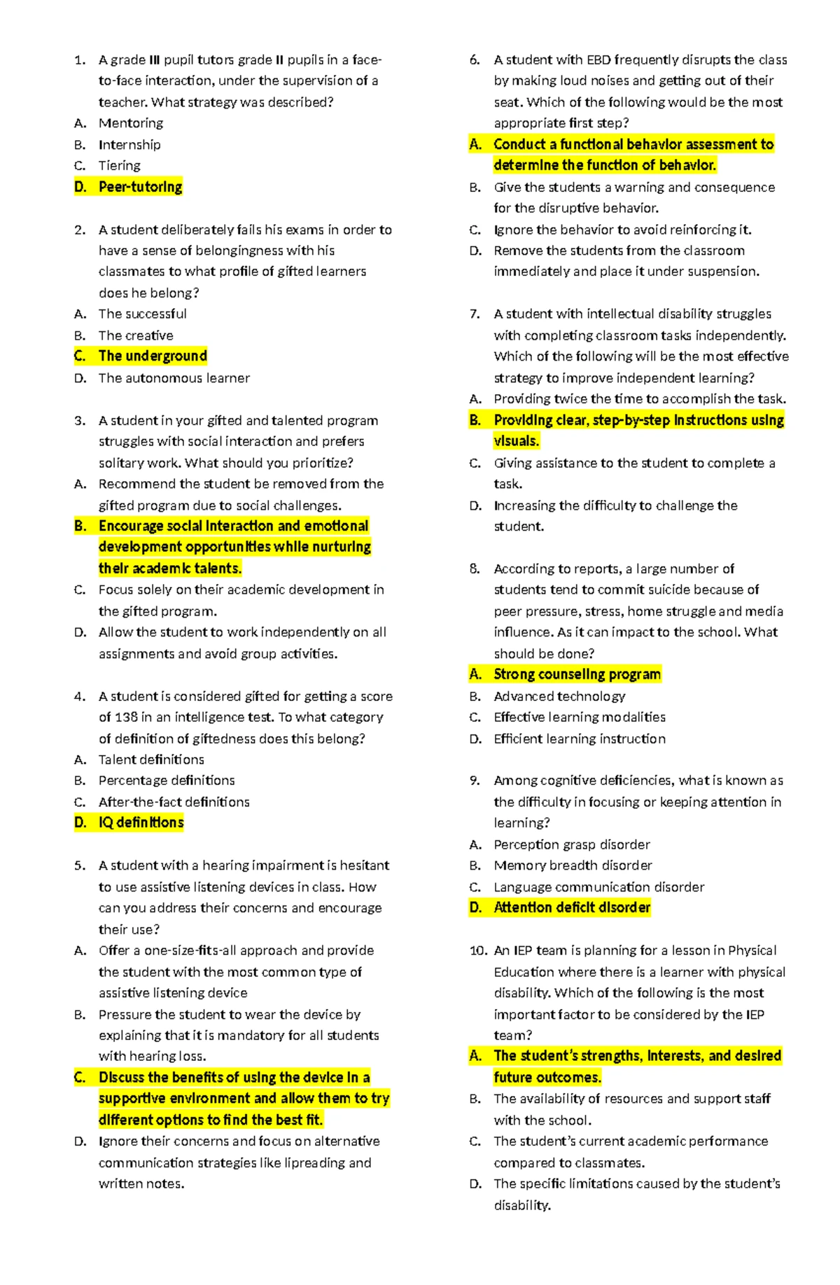 EDUC 70 - Maslow's Hierarchy of Needs: Implications for Teaching - Studocu