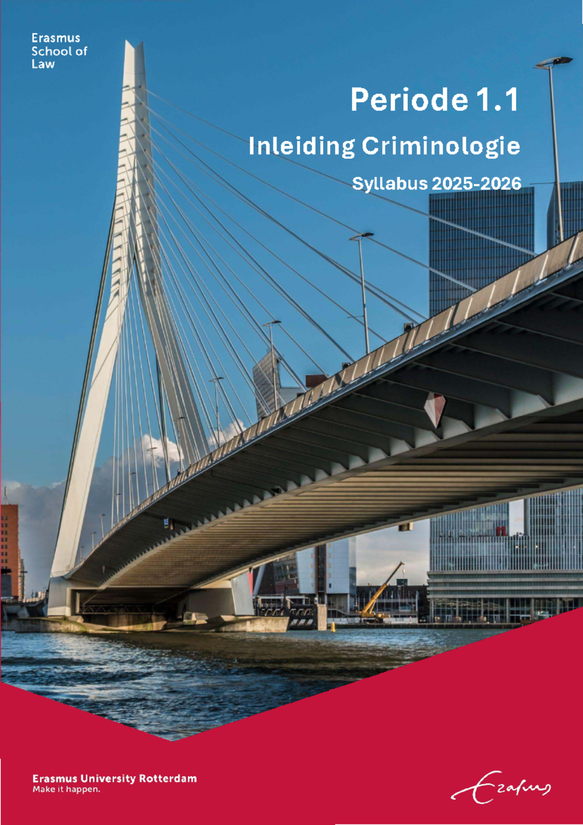 Syllabus RC111 Inleiding Criminologie 2025-2026: Kernbegrippen en ...